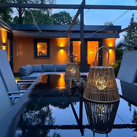 Chalet Luxury Retreat Veluwe - Garden, Ac, Bathtub Putten