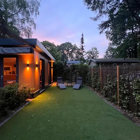 Chalet Luxury Retreat Veluwe - Garden, Ac, Bathtub Putten